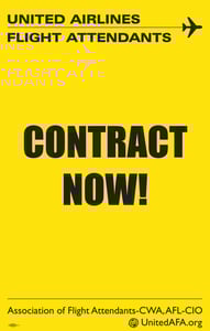 Contract Now - Picket Sign
